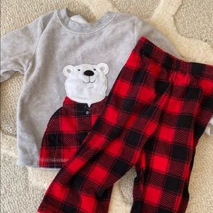 Carter’s fleece PJ set